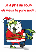 P&egrave;re No&euml;l en mode zombie hilarant